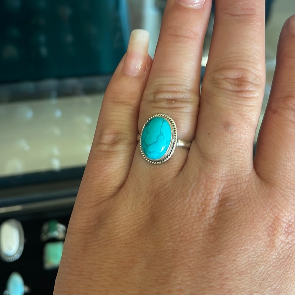 Turquoise Ring Size 9